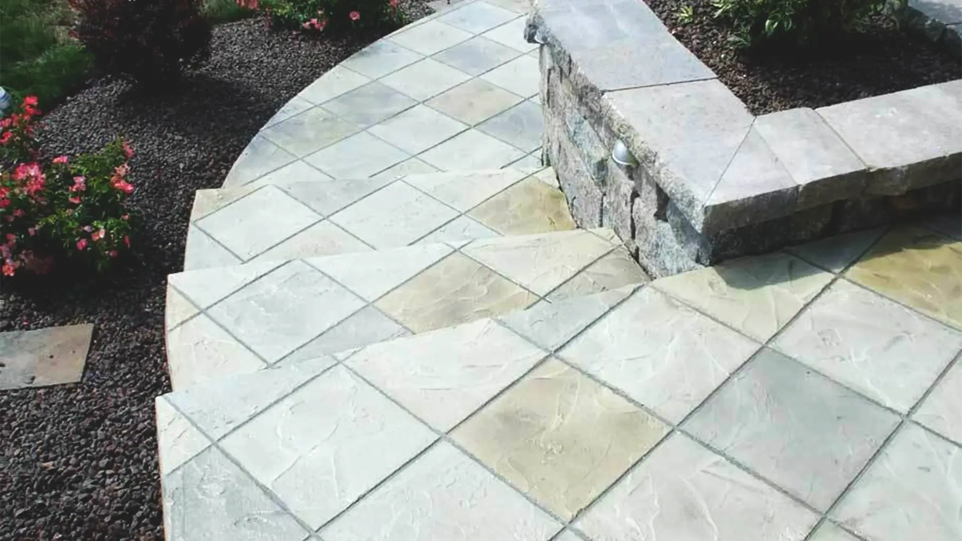 Epoxy flooring Tuscan Slate patio Idaho